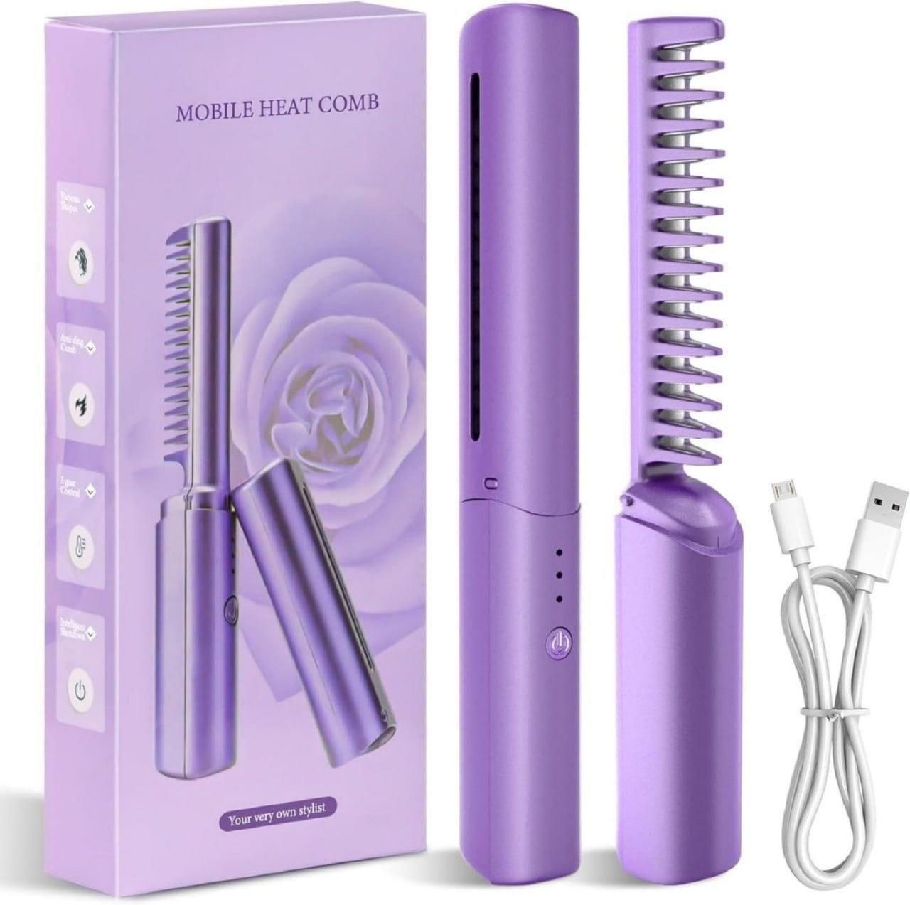 Portable Mini Hair Straightener Cordless